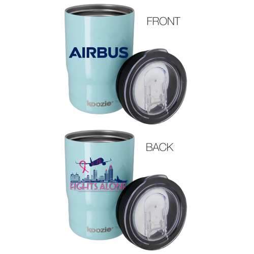 Breast Cancer Awareness Koozie® Triple Vacuum Tumbler - 13 oz. 2025 Breast Cancer Awareness Koozie® Triple Vacuum Tumbler - 13 oz. 2025