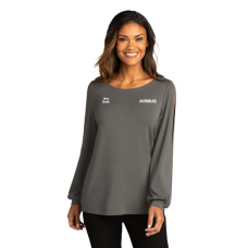 Port Authority ® Ladies Luxe Knit Jewel Neck Top