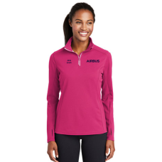 Sport-Tek® Ladies Sport-Wick® Textured 1/4 Zip Pullover