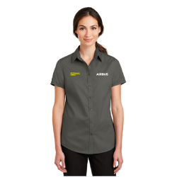 Port Authority® Ladies Short Sleeve SuperPro™ Twill Shirt Port Authority® Ladies Short Sleeve SuperPro™ Twill Shirt