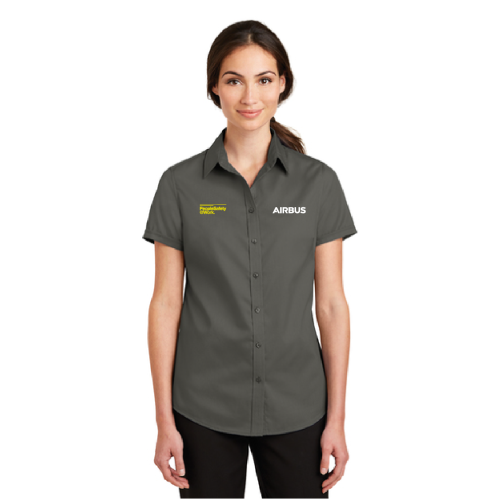 Port Authority® Ladies Short Sleeve SuperPro™ Twill Shirt