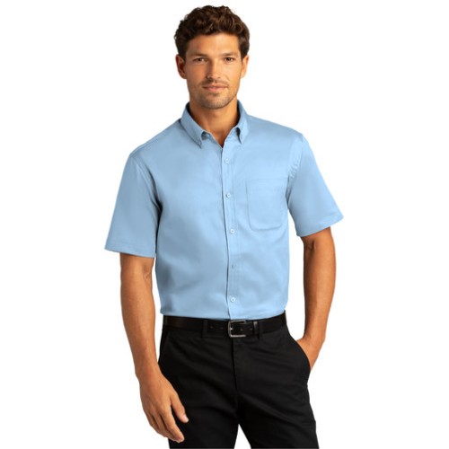 Port Authority® Short Sleeve SuperPro React™Twill Shirt